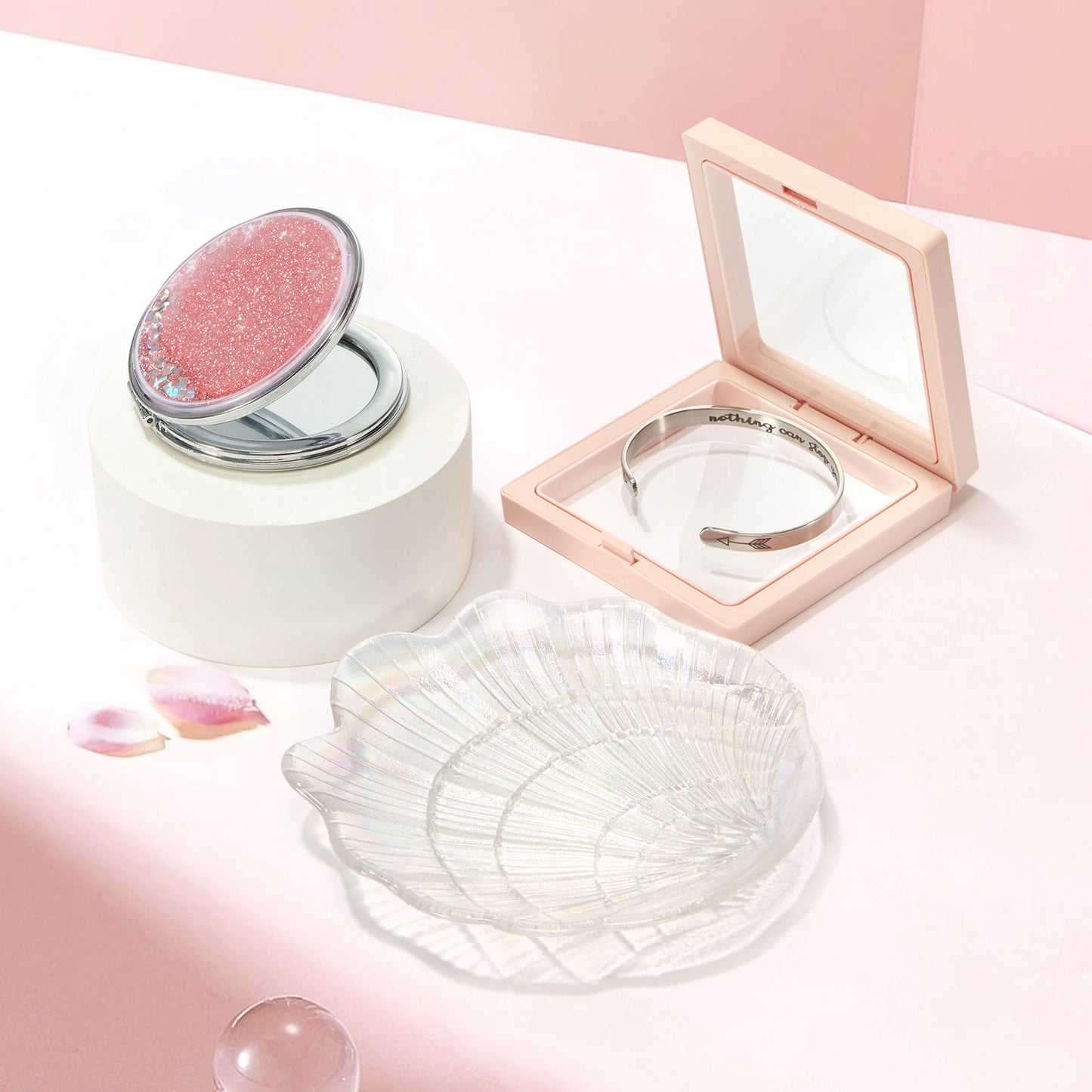 Gifts for Women - Mavogel Unique Self Care Gifts for Mom Sister Wife, Warm & Relaxing Birthday Gift for Best Friends Female, Thinking of You Gifts Ideas, A Pink Surprise for Women Who Have Everything