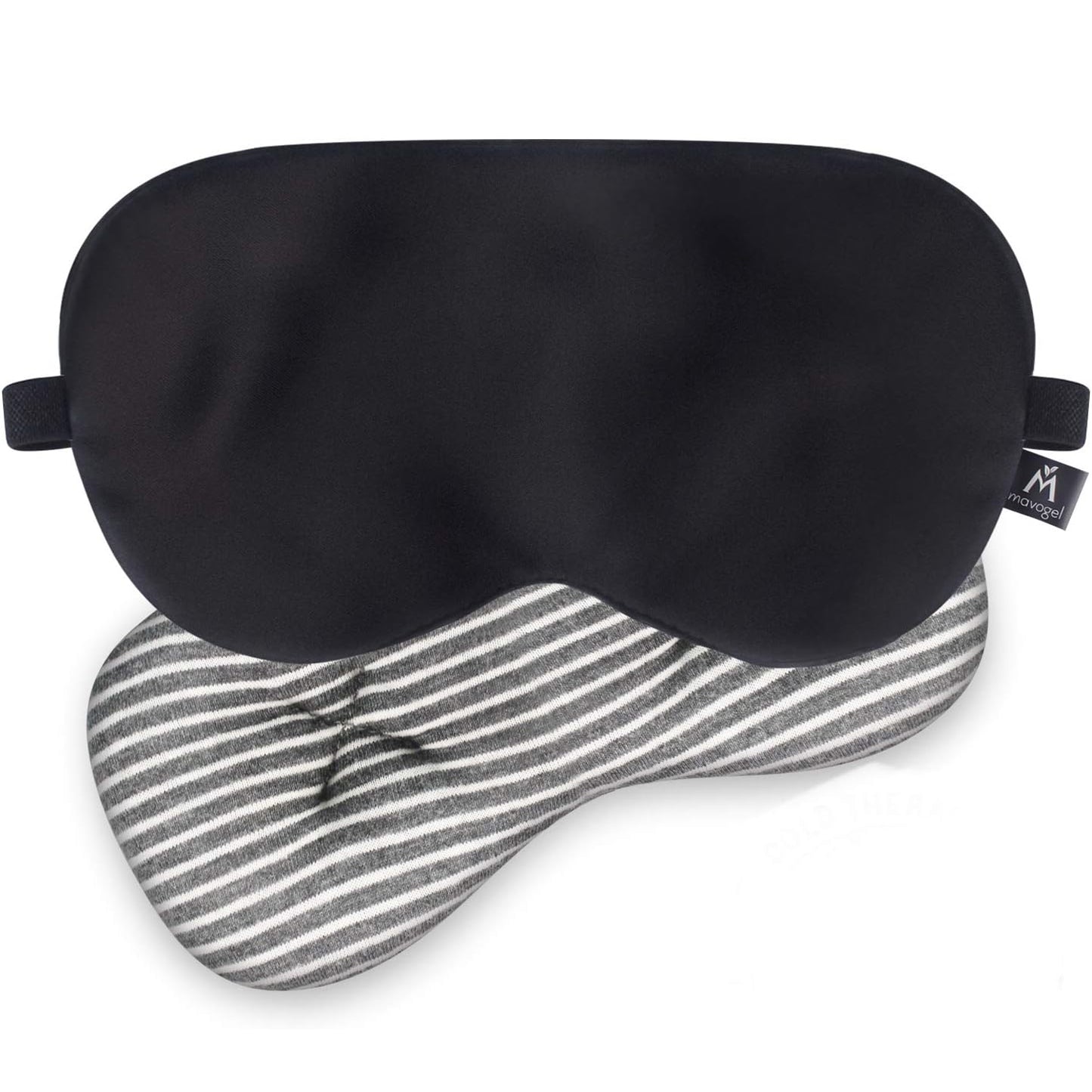 Mavogel Weighted Eye Mask for Sleeping - Weighted Sleep Mask with Removable Eye Pillow, Cooling Eye Mask for Men Women